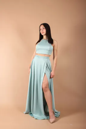 Completo Satin – Verde Acqua