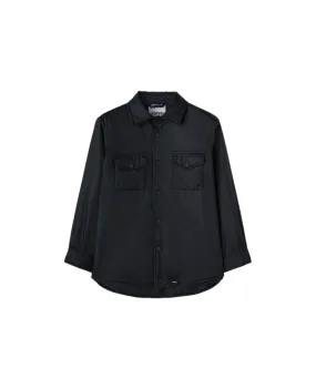 Giacca camicia imbottita blu per bambini