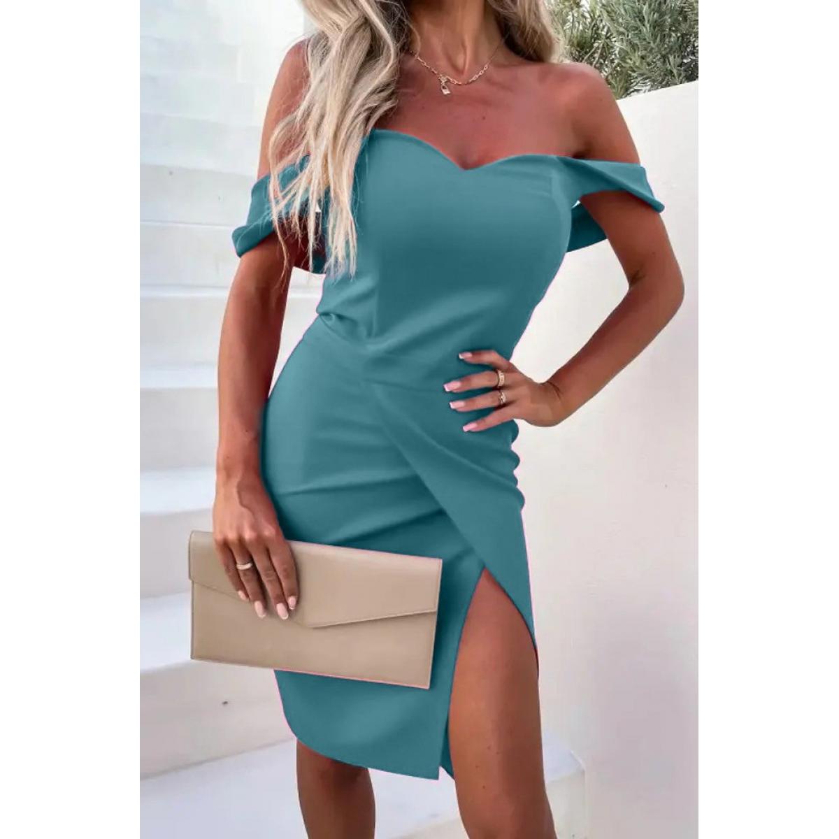 Mini abito elegante Montaria, Menta
