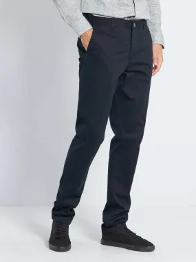 Pantaloni chino slim L38 +195 cm - Nero