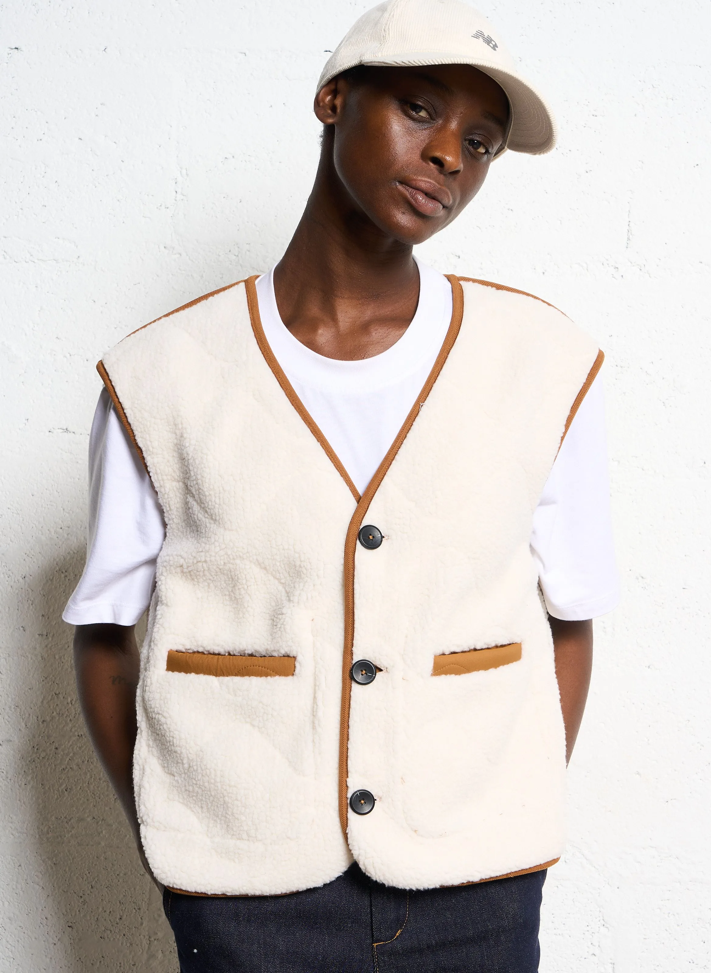  VILA   RETEDDY - Giacca oversize trapuntata | Beige